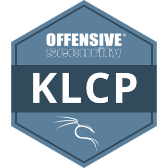 KLCP Kali Linux Certified Professional certification badge